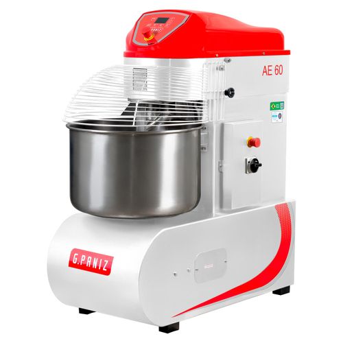 Amassadeira Espiral AE60-G2 G.Paniz  60 kg com 2 Velocidades 380v Trifásico
