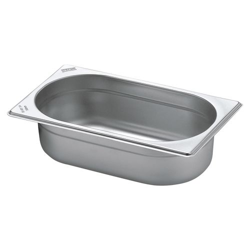 Cuba Gastronômica 1/4 Profundidade 100 mm Tramontina em Aço Inox sem Alça