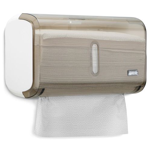 Dispenser de Papel Toalha Compacto Glass Fumê Premisse