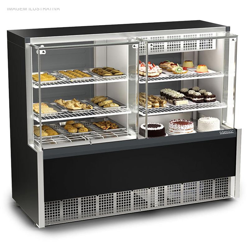 Balco_Vitrine_Quente_e_Frio_Aurora_GQEA140RPF_Gelopar_com_Evaporador_Preto_220v_1029701