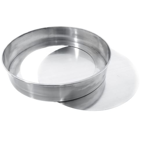 Forma de Bolo Redonda com Fundo Falso em Alumínio 5x20 cm Doupan