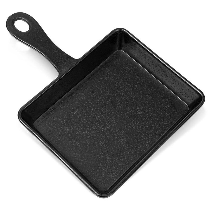 Mini_Frigideira_Quadrada_Gourmet_Mix_18_cm_em_Melamina_Preta_1031325