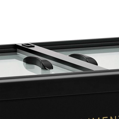 Ilha Expositor de Congelados Dupla Ação Preto GESV-190R PR Gelopar 220v