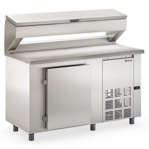 Balcão Condimentadora GBPZ-150T AI Gelopar com Controlador Digital Ar Forçado sem Cubas 220v