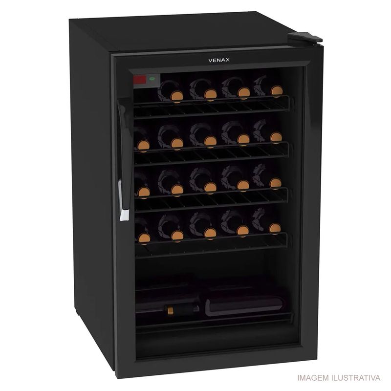 Adega_NGV_Venax_100_Litros_para_24_Garrafas_Preto_Fosco_127v_79365