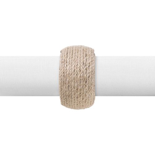Argola de Guardanapo Complement Natural Cordas com 4 Peças Copa