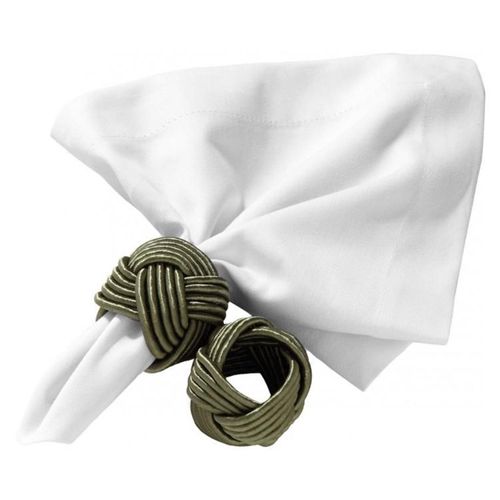 Argola de Guardanapo Traccia Fendi com 4 Peças Copa