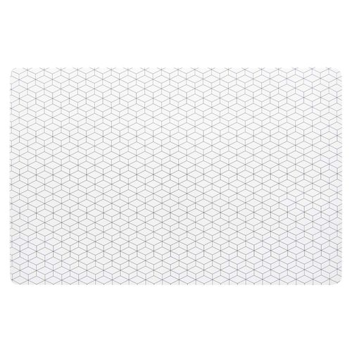 Serviço Americano Retangular Pvc Print Geo 28,5x44 cm Copa