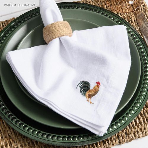 Sousplat Redondo Galles Dots Green Antique 33 cm Copa