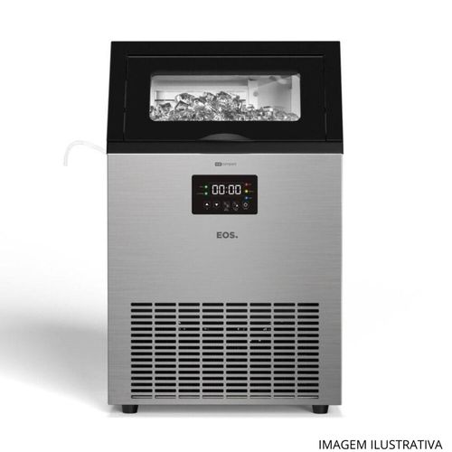 Máquina de Gelo Ice Compact EMG715 EOS 70 kg em Aço Inox 220v