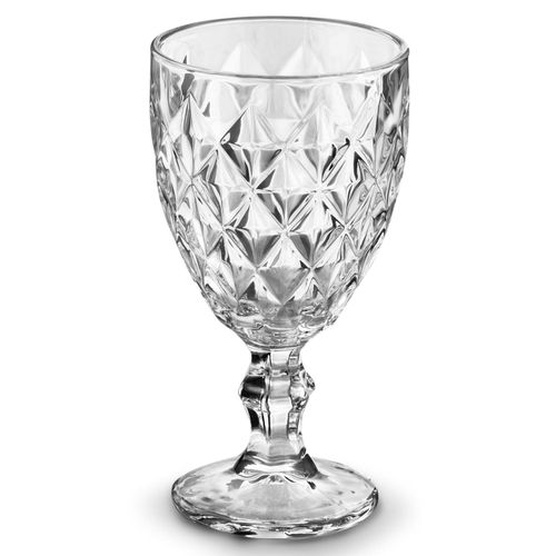 Jogo de Taça para Água Clear Vitral 320 ml com 6 Peças
