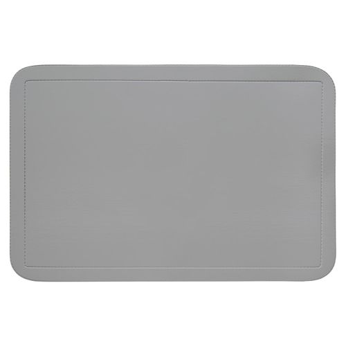 Serviço Americano Retangular de PVC Cinza 28,5x44 cm Copa