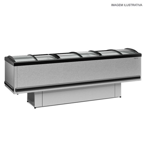 Ilha Expositor de Congelados Ilha Dupla Ação GESV-290C TI Gelopar 819 litros 220v
