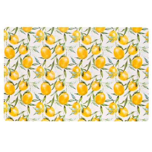 Serviço Americano Retangular Pvc Print Lemon 28,5x44 cm Copa
