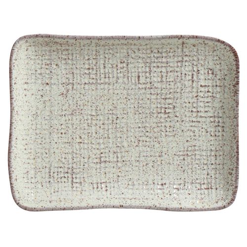 Travessa Retangular Juta Pistache Porto Brasil 14x18 cm