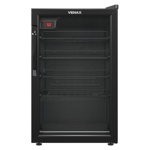 Adega NGV Venax 100 Litros para 24 Garrafas Preto Fosco 127v