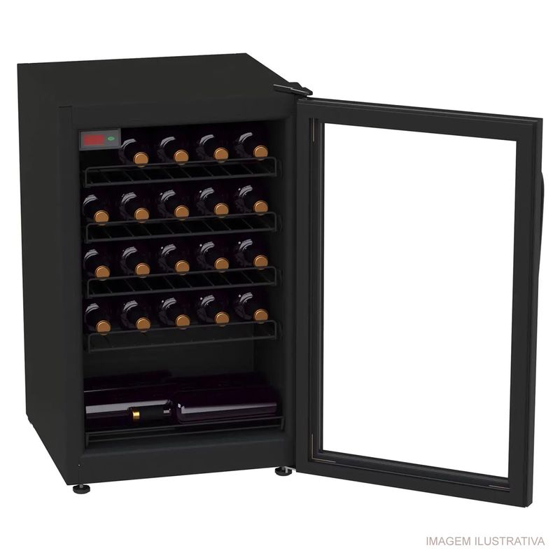 Adega_NGV_Venax_100_Litros_para_24_Garrafas_Preto_Fosco_127v_79367