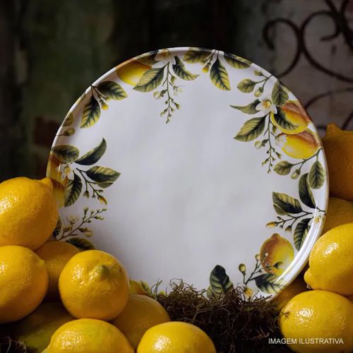 Prato Raso Bio Limonata Porto Brasil 27,5 cm