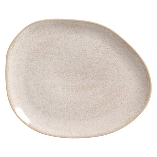 Prato Raso Oval Orgânico Latte Porto Brasil 31x24 cm