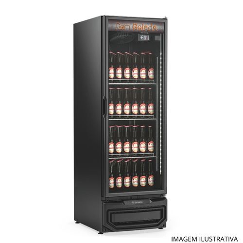 Cervejeira 578 Litros GCB-57VLC PR Gelopar com Porta de Vidro 127v