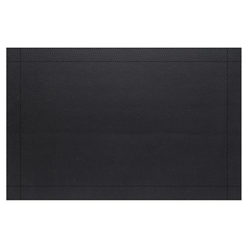 Serviço Americano Retangular Ravena 48x33 cm Preto Copa