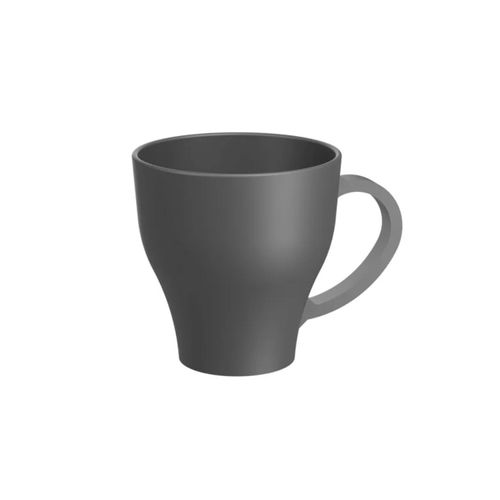 Caneca Coza Cozy 400ml Cinza Chumbo