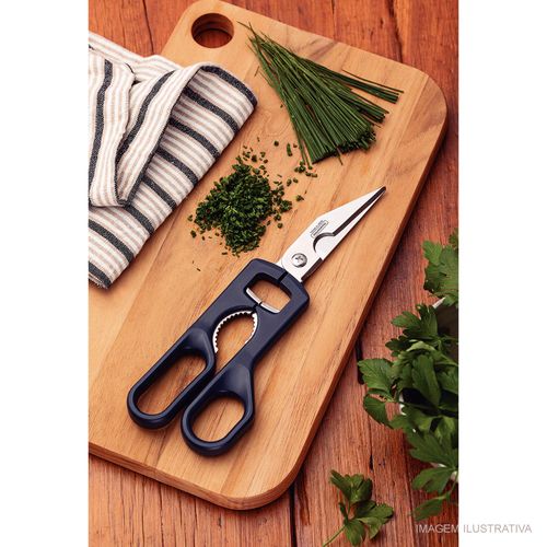 Tesoura Trinchante SuperCort Tramontina  9'' Preta