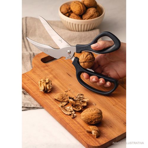 Tesoura Trinchante Profissional 8'' Tramontina Preta