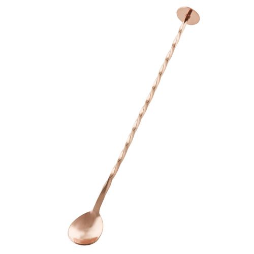 Colher para Coquetel Mimo Style em Aço Inox Bronze 27 cm