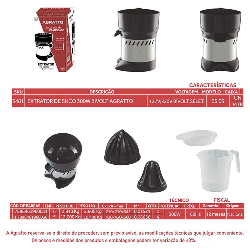 Extrator_de_Suco_Agratto_300w_Bivolt_153136