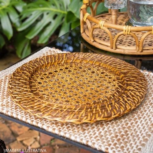 Souplast Rattan Taupe Bambu 33 cm