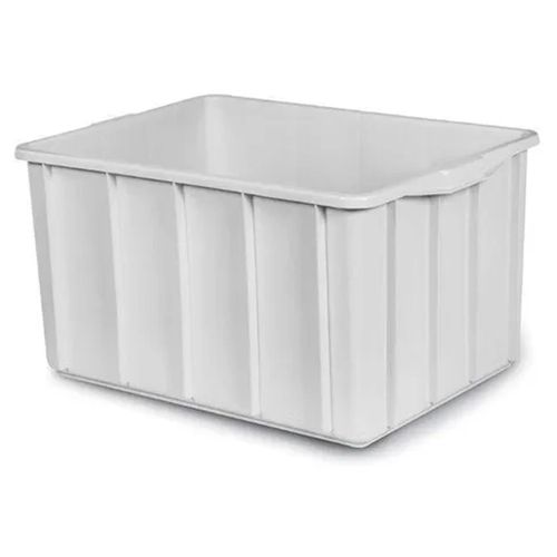 Caixa Organizadora Lar Plásticos 130 Litros sem Tampa Branca