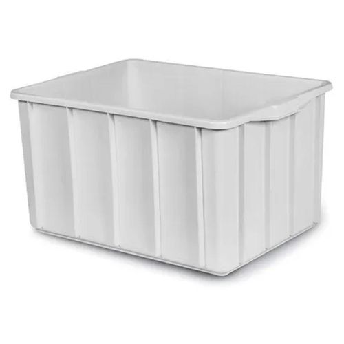 Caixa Organizadora Lar Plásticos 130 Litros sem Tampa Branca