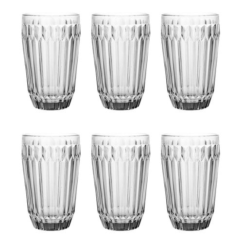 Jogo de Copos Bretagne Cristal Ecológico 355 ml com 6 Peças L'Hermitage