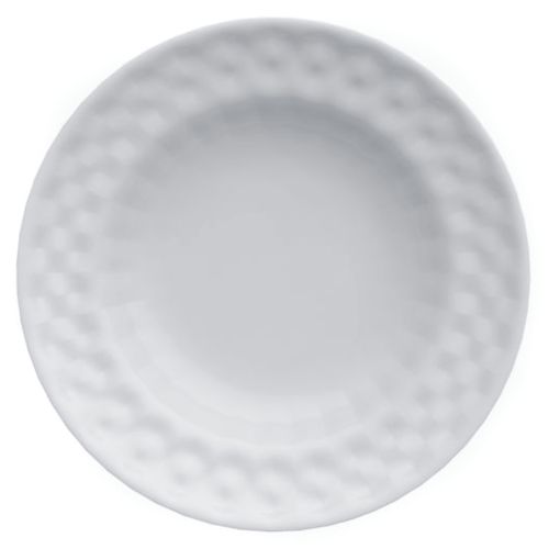 Prato Fundo Plissan Germer de Porcelana 24 cm