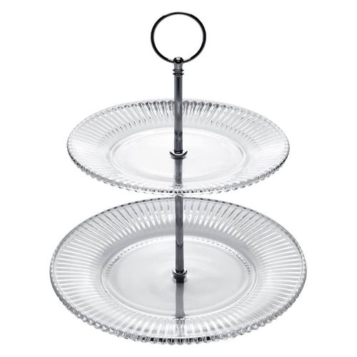 Porta Doce Cristal Renaissance Lyor com 2 Andares