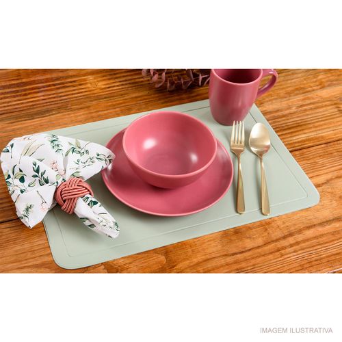 Serviço Americano Retangular de PVC Salvia 28,5x44 cm Copa