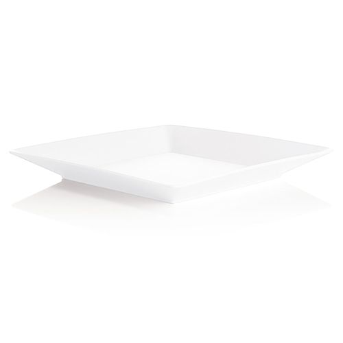 Prato para Lanche Quadrado OU 22,5x22,5 cm Branco