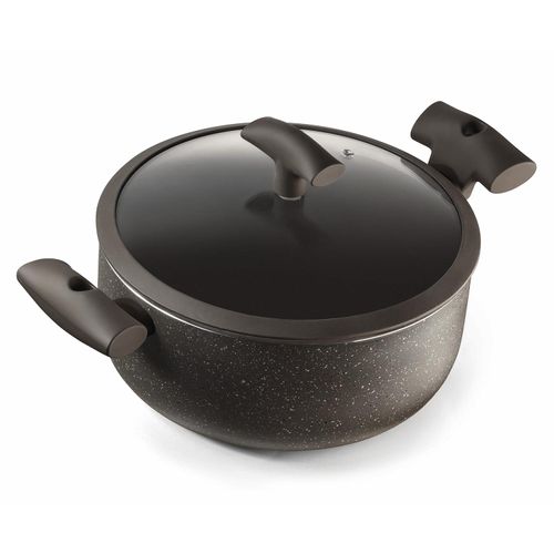 Caçarola com Fundo de Indução Hércules 4,5 Litros em Alumínio 24 cm Marrom