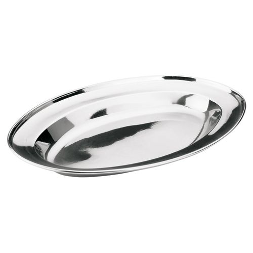 Travessa Funda Hércules em Aço Inox 35x24 cm