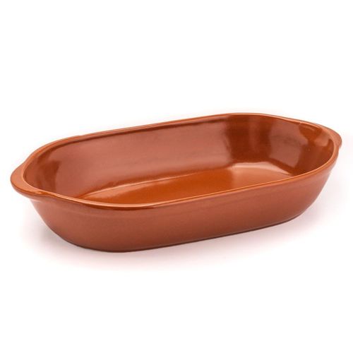 Travessa Refratária Oval 37x20 cm Bella Refratários