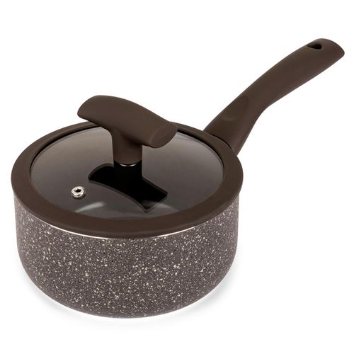 Panela com Fundo de Indução Hércules 2,5 Litros em Alumínio 20 cm Marrom