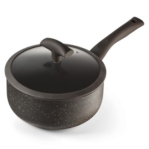 Panela com Fundo de Indução Hércules 1,75 Litros em Alumínio 18 cm Marrom
