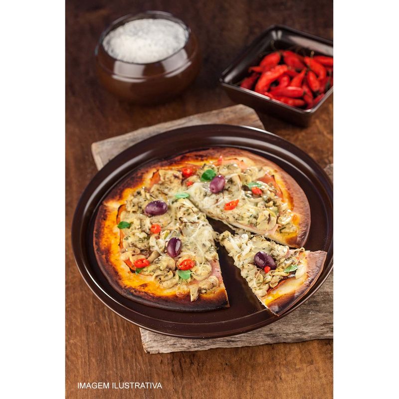 Forma_de_Pizza_de_Cermica_Ceraflame_35_cm_Chocolate_30725