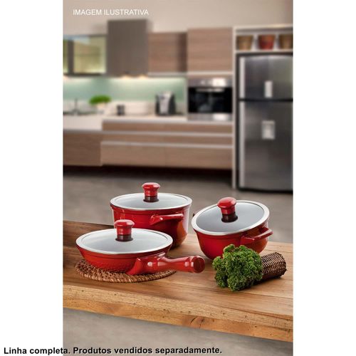 Caçarola de Cerâmica Duo Ceraflame 28 cm 6 Litros Pomodoro