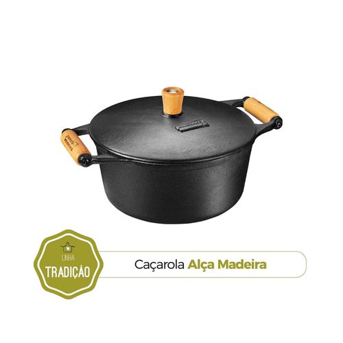 Caçarola Redonda em Ferro Fundido 5 Litros Fumil