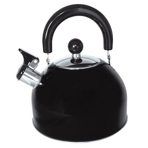 Chaleira Mimo Style em Aço Inox Preta 2 Litros