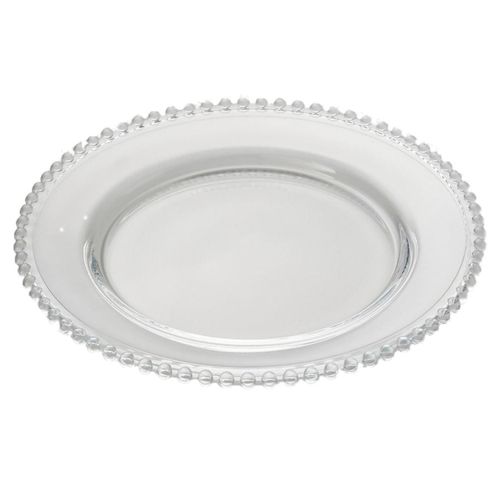 Conjunto de Prato Sobremesa Pearl Clear 20 cm Wolff