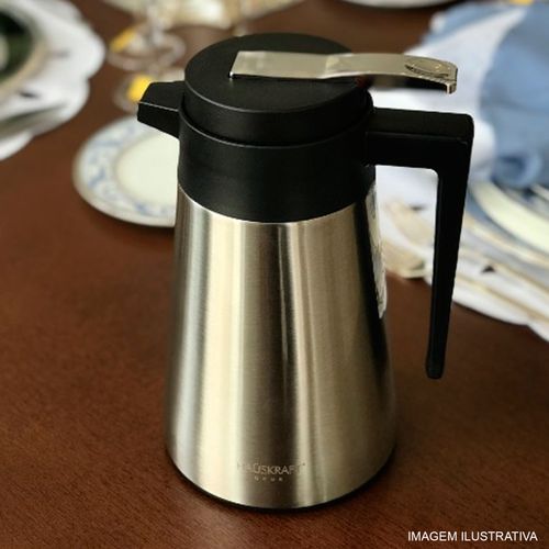 Garrafa Térmica Hauskraft 1 Litro em Aço Inox