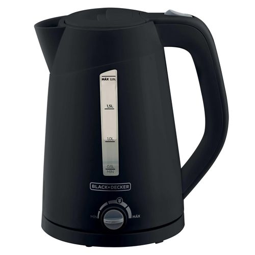 Chaleira Elétrica Black Decker 2,0 Litros em Aço Inox com Seletor de Temperatura 220v